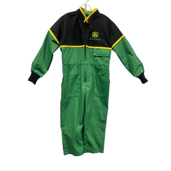 John Deere Junior Farmer Tractor Coveralls Jumpsuit Costume Clothing Size 3-4 - Picture 1 of 7